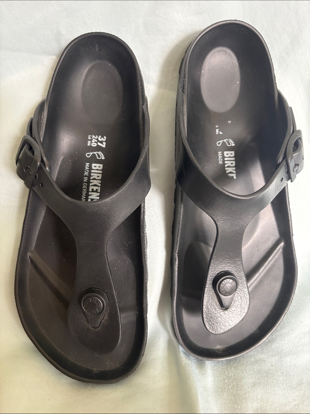 Birkenstock Black T-Bar Sandals